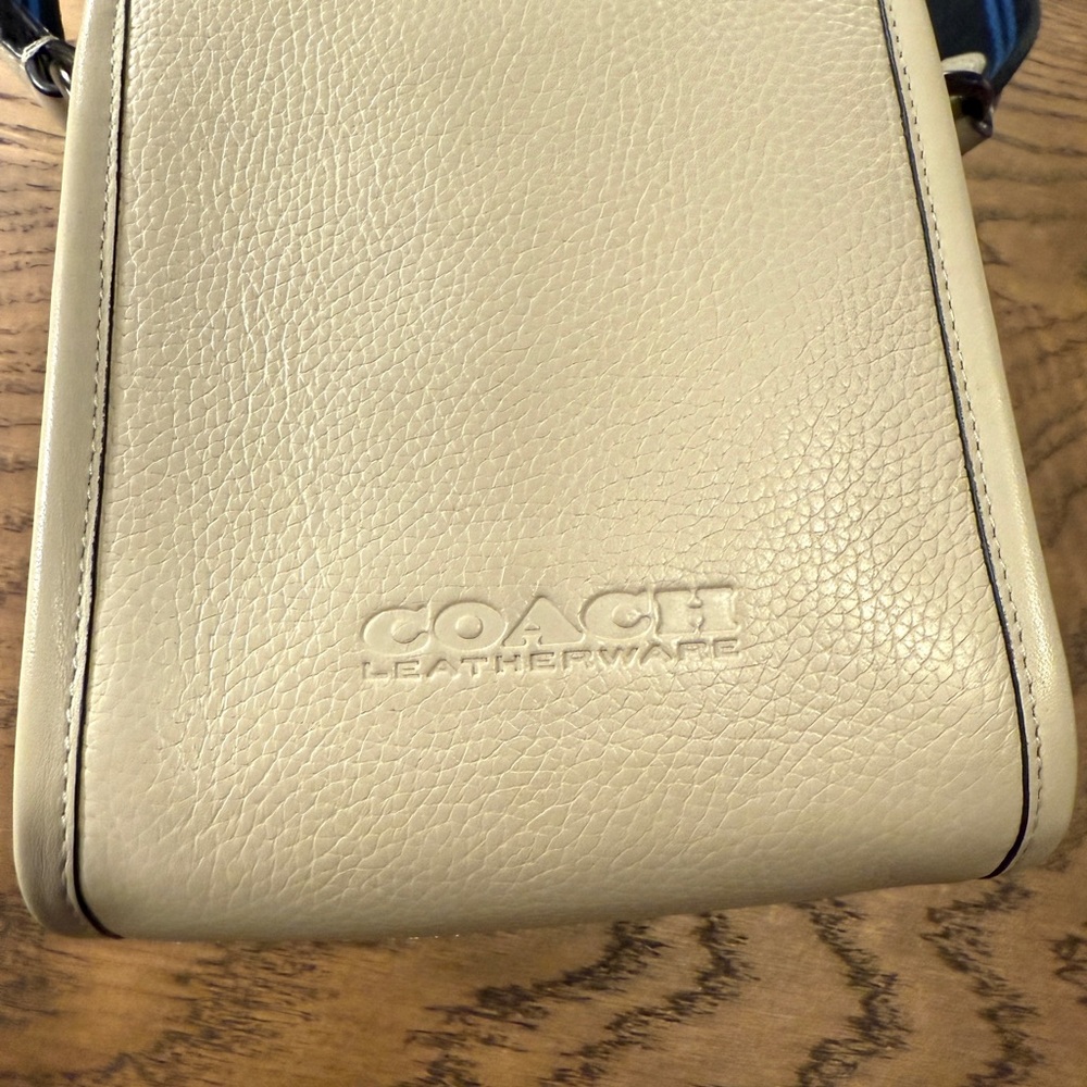 Coach Leatherware Beige Crossbody Bag